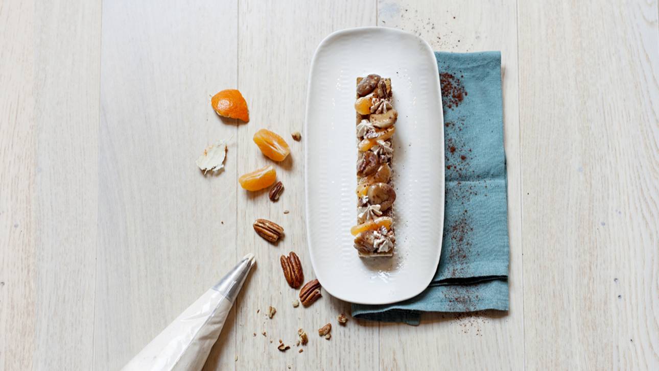 Biscuit moelleux aux marrons et clémentines